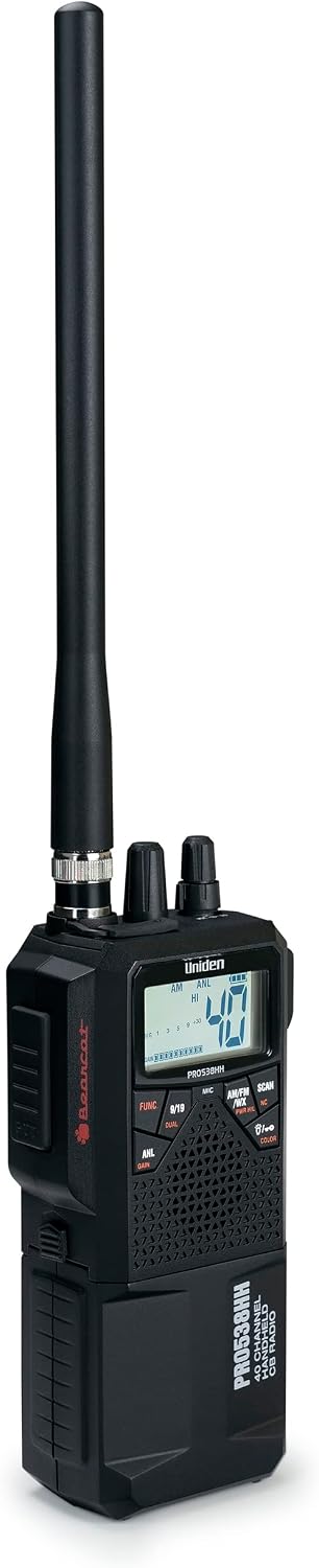 Uniden PRO538HHFM, â2 in 1â Dual Handheld/Mobile Emergency CB Radio with New FM Mode, Full 40 Channels, NOAA Weather Alerts, and Selectable 4-Watts HI/1-Watt Low Output Power.