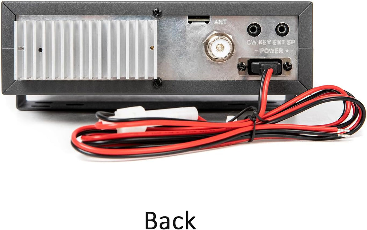 5558 SSB CB Radio 10-Meter Multi-Mode Mobile Transceiver, 50W AM/FM/CW 45W SSB, 360 Channels Programmable, Instant Channel 9, NB/ANL, SWR Calibration, ASQ for Long Range