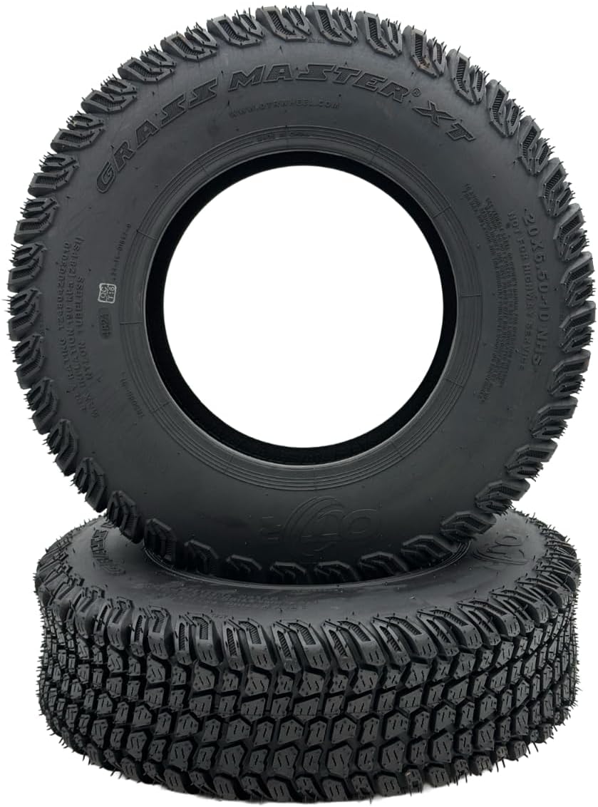 20x6.50-10 4 Ply Grass Master XT Tire - Set of 2