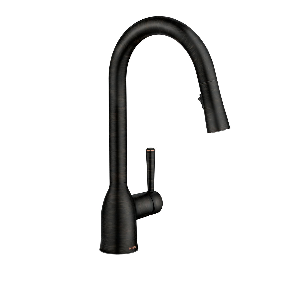 Moen Adler Spot Resist Stainless One-Handle High Arc Pulldown Kitchen Faucet with Power Clean, 87233SRS