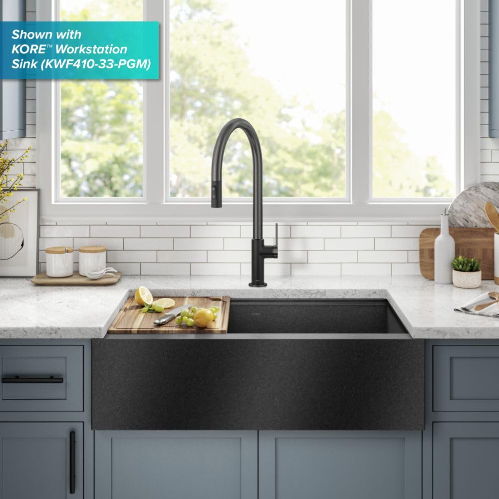 KRAUS Spot Free Stainless Steel Pull Down Kitchen Faucet KPF-2820SFS