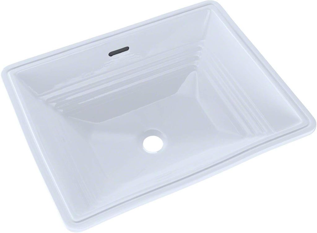 TOTOÂ® PromenadeÂ® Rectangular Undermount Bathroom Sink, Cotton White - LT533#01