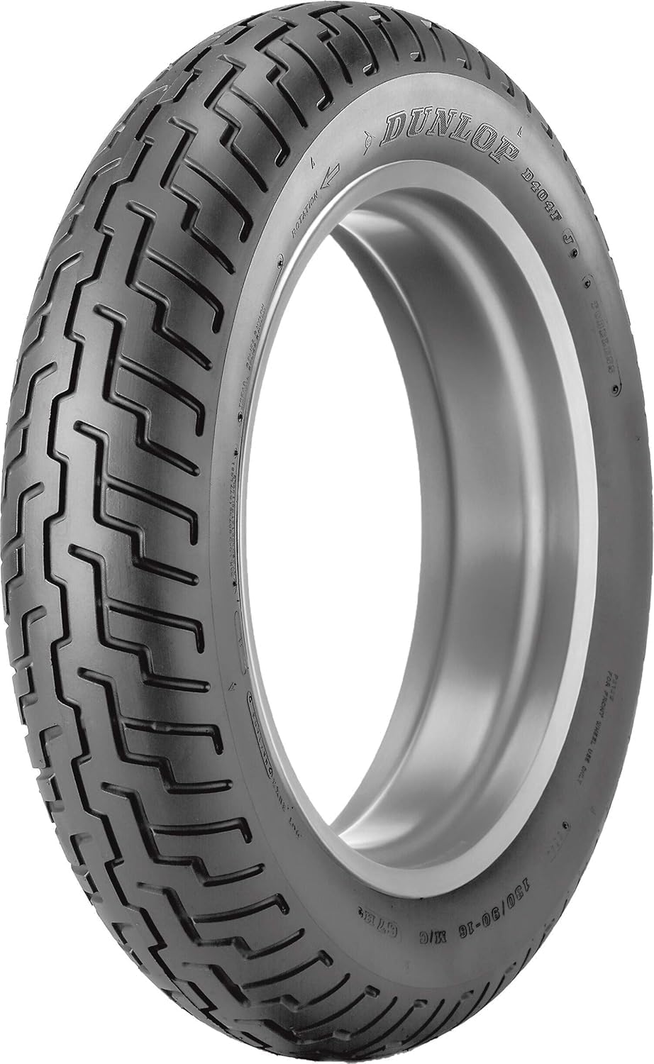 Dunlop D404 Front Motorcycle Tire 150/80-16 (71H) Black Wall - Fits: Kawasaki Vulcan Nomad VN1500Fi 2000-2004