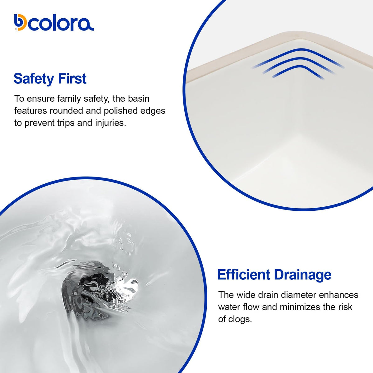 Undermount Bathroom Sink Oval - Dcolora 18"x15" White Porcelain Ceramic Oval Vessel Sink Under Counter Lavatory Vanity Bath Sink Bowl Basin With Overflow