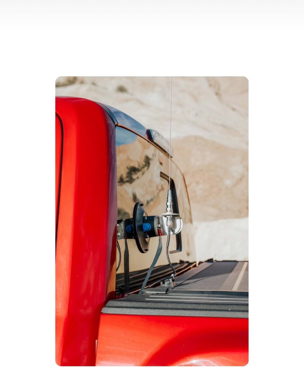 Travel Antenna Mobile Mount by Look North Designs for CB Radio/HAM Radio/Truck/Auto/RV/Home/Travel