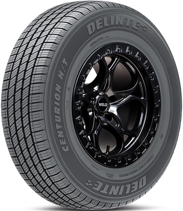 Delinte Centurion H/T All-Weather Highway Light Truck Radial Tire-LT245/75R16 245/75/16 245/75-16 120/116S Load Range E LRE 10-Ply BSW Black Side Wall
