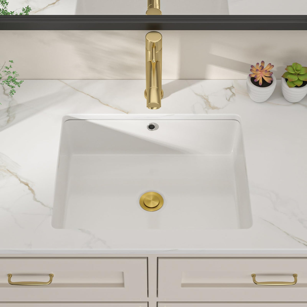 Undermount Bathroom Sink Oval - Dcolora 18"x15" White Porcelain Ceramic Oval Vessel Sink Under Counter Lavatory Vanity Bath Sink Bowl Basin With Overflow