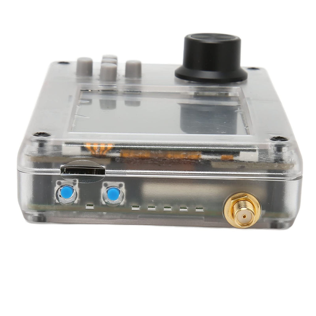SMA Software Defined Radio with Dipole Antenna Kit 3.2 Inch TFT Screen 2000mAh Battery SDR Radio Receiver Assembled for Monitoring Ship Car (Host, USB, Antenna)