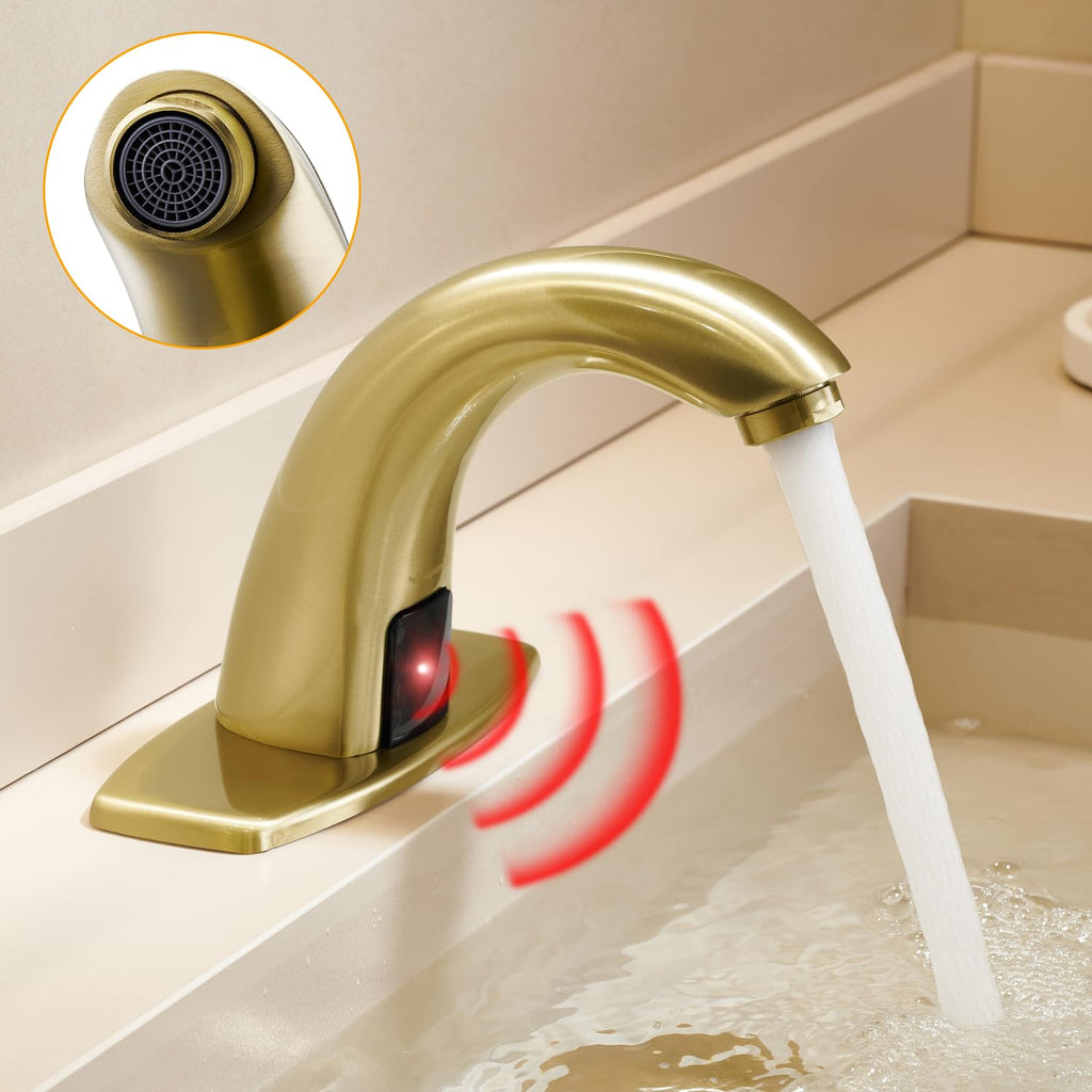Charmingwater Touchless Bathroom Sink Faucet