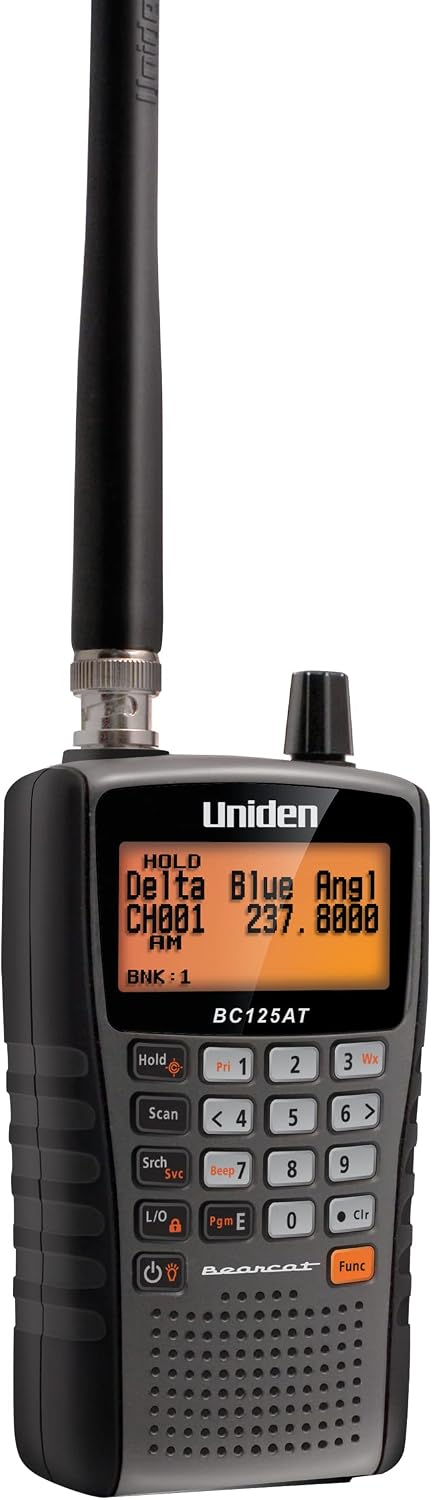 Uniden Bearcat SR30C, 500-Channel Compact Handheld Scanner, Close Call RF Capture & Bearcat BC125AT Handheld Scanner, 500-Alpha-Tagged Channels, Close Call Technology, PC Programable