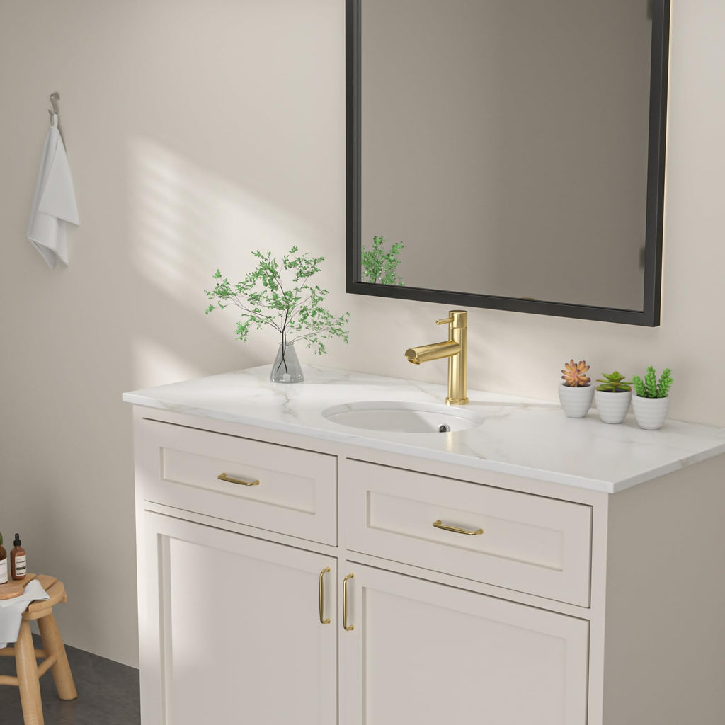 Undermount Bathroom Sink Oval - Dcolora 18"x15" White Porcelain Ceramic Oval Vessel Sink Under Counter Lavatory Vanity Bath Sink Bowl Basin With Overflow