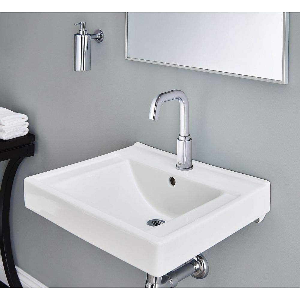 American Standard 9024004EC.020 Decorum Wall-Hung Bathroom Sink with Everclean and 4" Centers, White