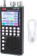 Eujgoov Full Band Radio Multiband World Band Receiver Air SSB Bluetooth Radio Dual System 2.4 Inch IPS Touchscreen Numeric Keypad Aluminum Alloy with RDS BFO for HAM Enthusiasts