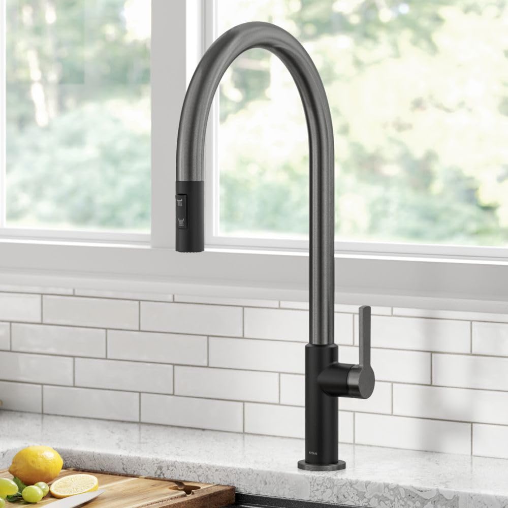 KRAUS Spot Free Stainless Steel Pull Down Kitchen Faucet KPF-2820SFS