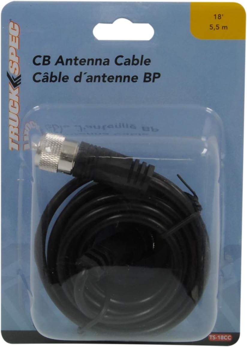 Cobra 29 LTD Professional CB Radio + 18' RG-58A/U Coaxial Cable With Pl-259 Connectors Bundle