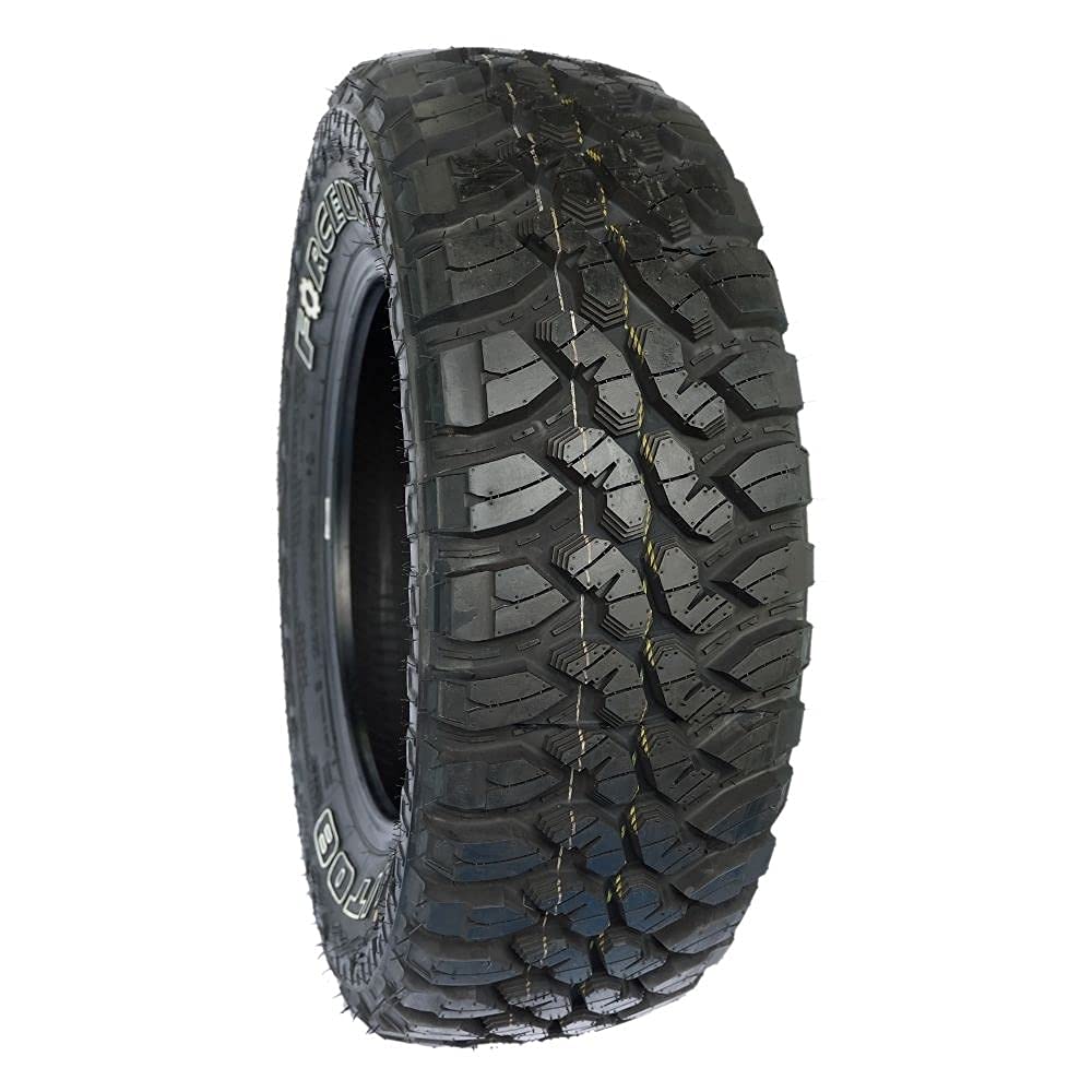 Forceum M/T 08 Plus Mud Off-Road Light Truck Radial Tire-LT265/70R17 265/70/17 265/70-17 121/118P Load Range E LRE 10-Ply BSW Black Side Wall