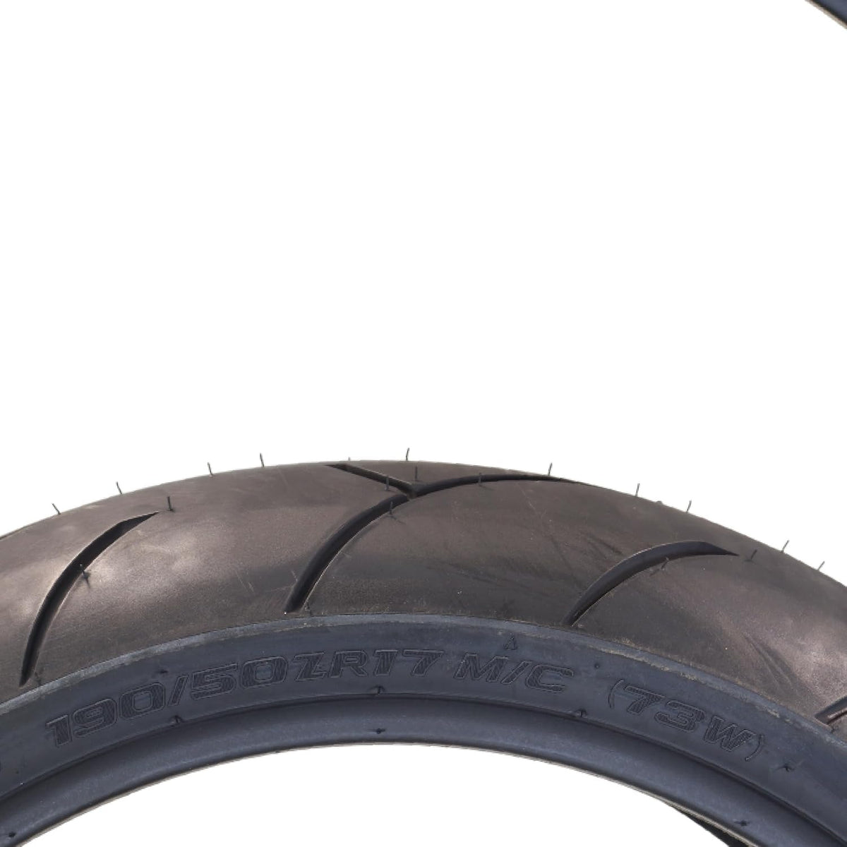 FULL BORE M1 Front Rear Motorcycle Tire Set 120/70ZR17 180/55ZR17 2 Pack