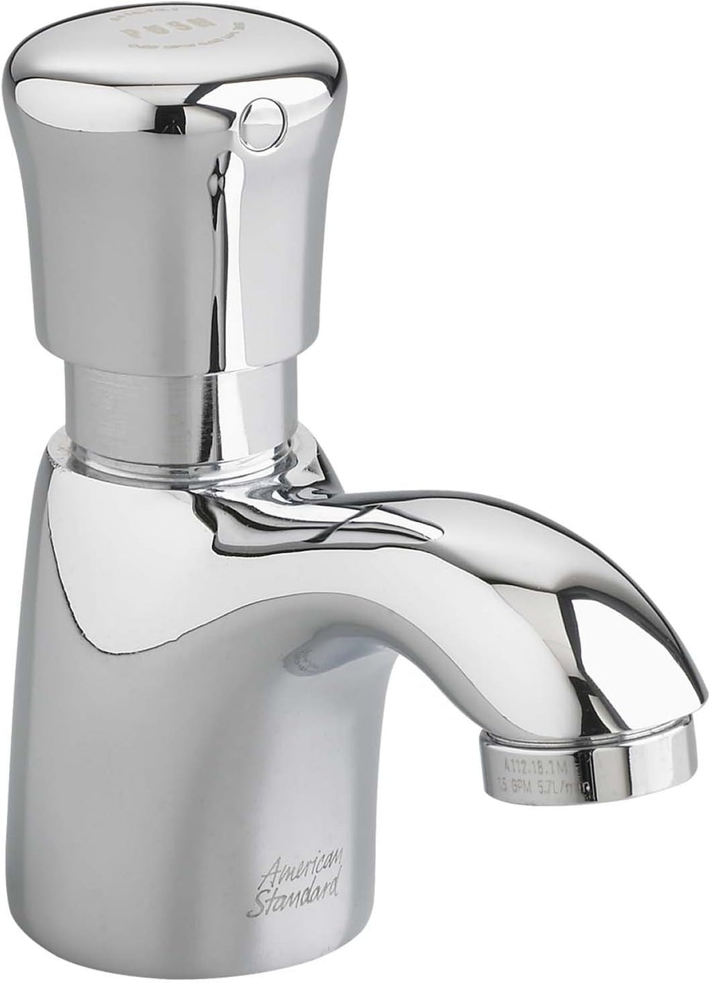 American Standard Pillar Tap Metering Faucet, Chrome