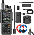 Iradio UV-98 Plus 10W Tri-Band Handheld Ham Radio, Wideband Receiver, Cross-Band Repeater, 1024 Channels, USB-C Charging
