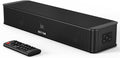 BESTISAN 2.1ch Sound Bar with Built-in Subwoofer, 120W Peak Power, HDMI ARC/Opt/AUX/USB/Bluetooth 5.3, 3 EQ Modes & Volume Boost, 16.5" All-in-One for TV/PC/Gaming/Projector