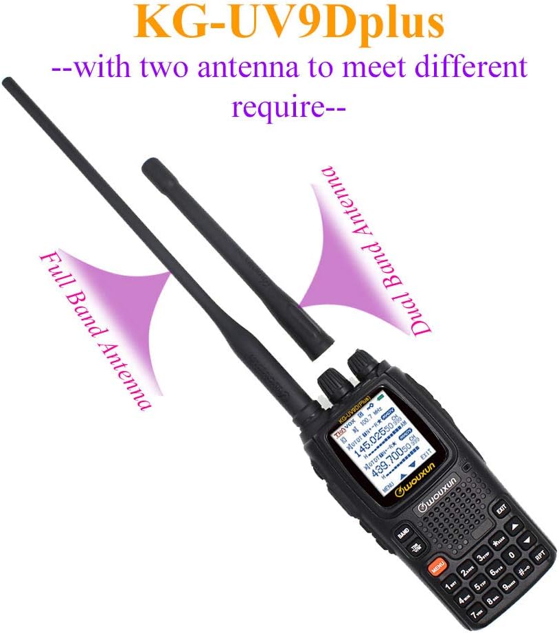 ï¼·OUXUN KG-UV9D Plus 7 Band Including Air Band Two Way Radio