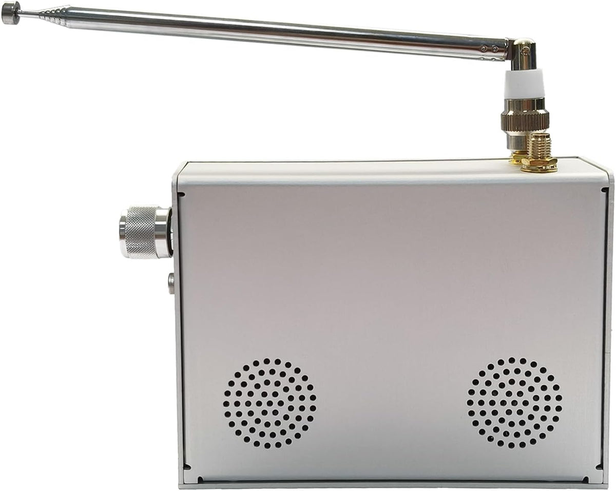 Upgraded ATS-Decoder Mega SDR Radio Receiver 4" Touch Color Screen SI4735D60 High-Sensitivity Chip AM FM SYNC SSB CW DIGI Built-in 4000mAh Battery Aluminum Alloy Housing, Stereo Speakers