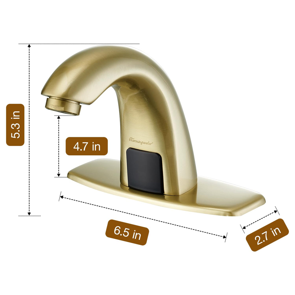Charmingwater Touchless Bathroom Sink Faucet