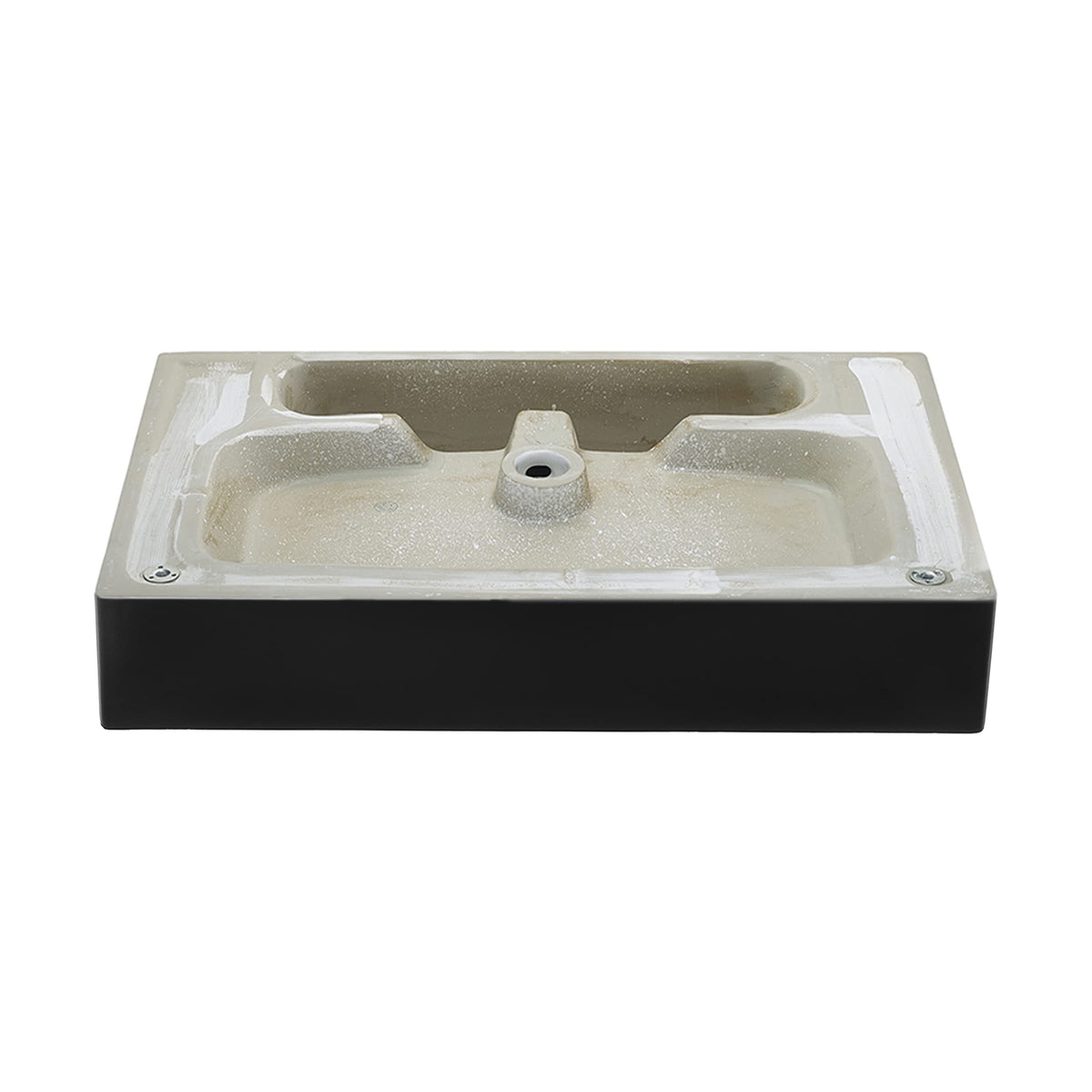Claire 30" Rectangle Wall Mount Bathroom Sink in Glossy White