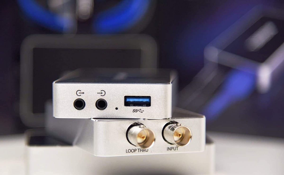 Magewell USB Capture SDI Plusâ 1-Channel SDI to USB 3.1 Audio/Video Capture with Loop-Through, Analog Line I/O, Up to 2K / 120fps (32050)