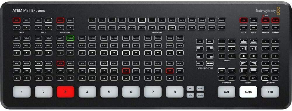 Blackmagic Design ATEM Mini Pro HDMI Live Stream Switcher Bundle with 6â HDMI Cable, 7â Cat5e Cable, and 5-Pack of SolidSignal Cable Ties (SWATEMMINIBPR)