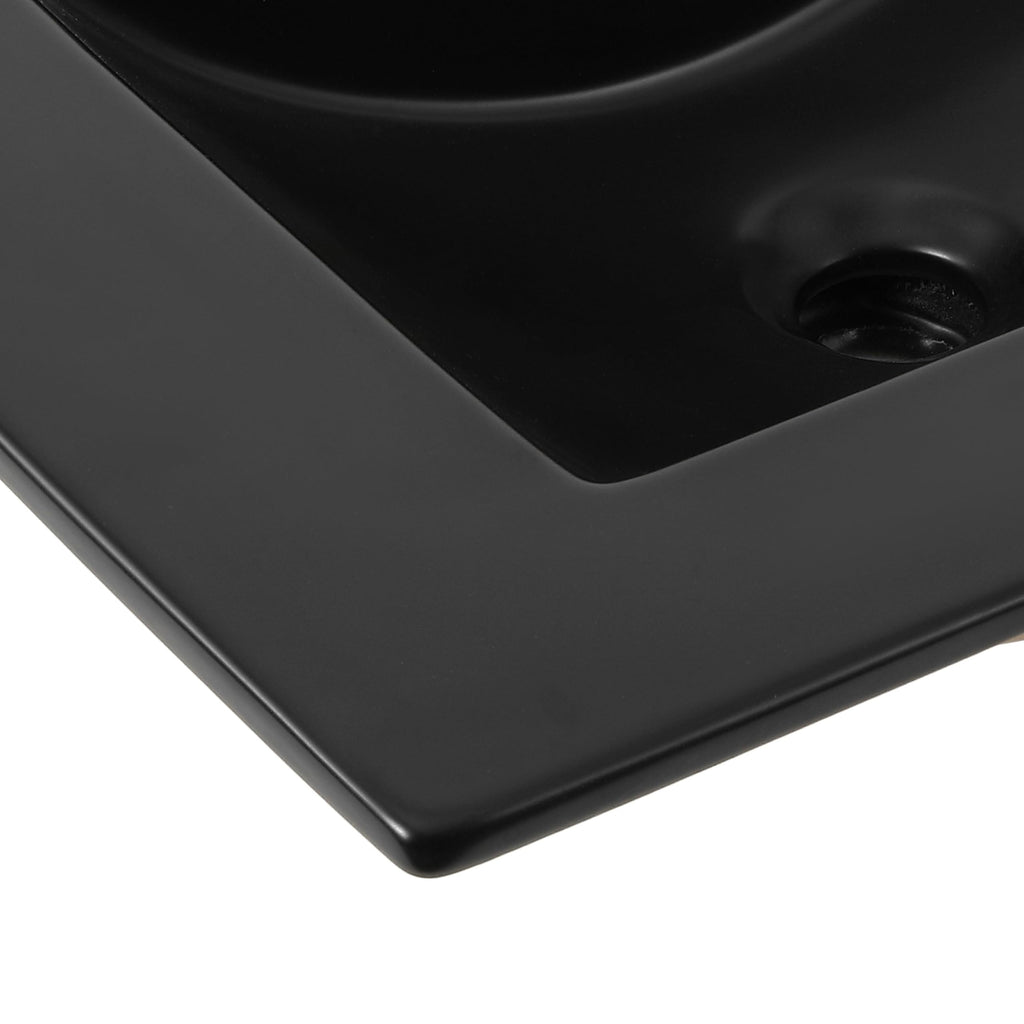 JONATHAN Y Ancillary 30" Bathroom 3-Hole Sink Top, White