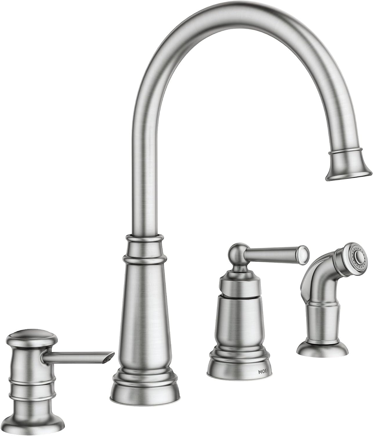 Moen 87042SRS Edison One-Handle High Arc Kitchen Faucet