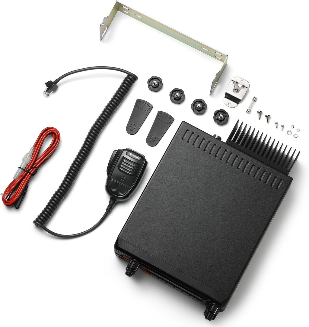 Radioddity QT60 Pro 10 Meter Mobile Ham Radio SSB/AM/FM/PA 60W, NOAA Alert