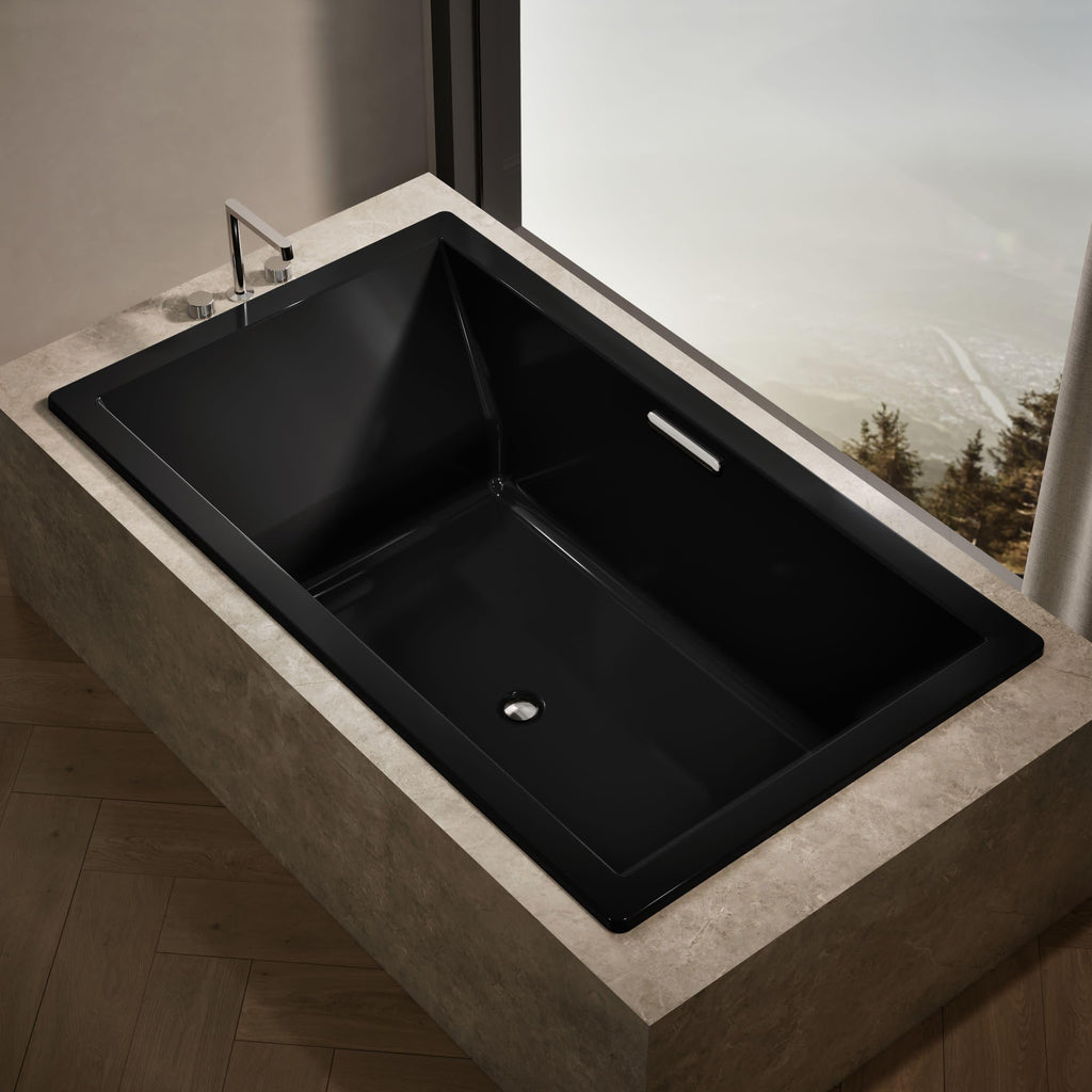 Kohler 1137-0 UnderscoreÂ® 72" x 42" drop-in bath, White