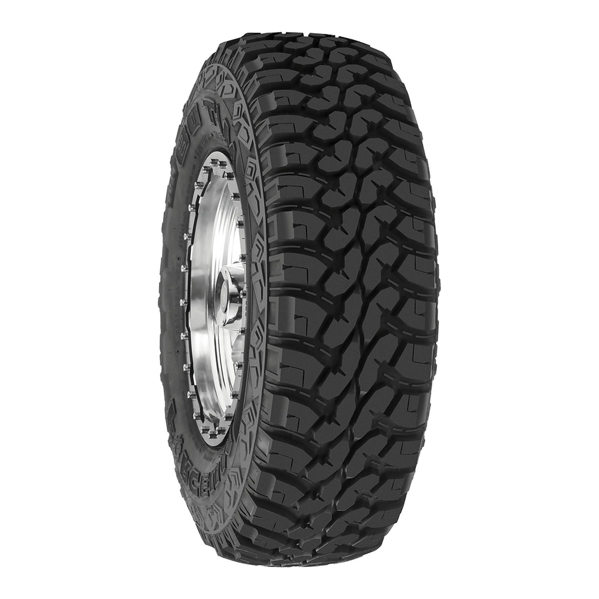 Forceum M/T 08 Plus Mud Off-Road Light Truck Radial Tire-LT265/70R17 265/70/17 265/70-17 121/118P Load Range E LRE 10-Ply BSW Black Side Wall