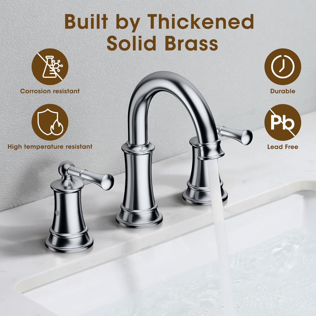 Gold Bathroom Faucet,Bathroom Faucet 3 Hole,Bathroom Sink Faucet