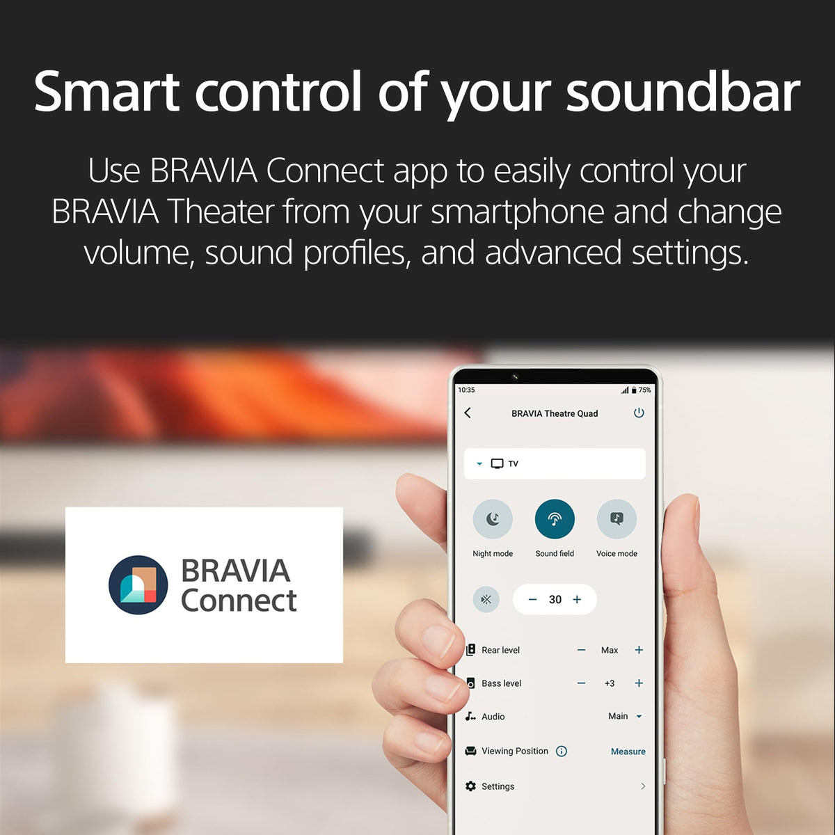 Sony BRAVIA Theater Bar 6 3.1.2ch Home Theater Soundbar with Wireless Sub