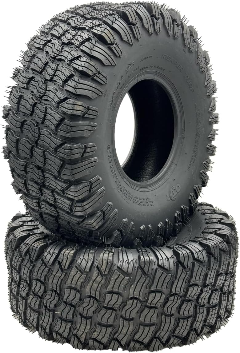Set of 2-20x8.00-8 4-Ply Reaper Turf Tire