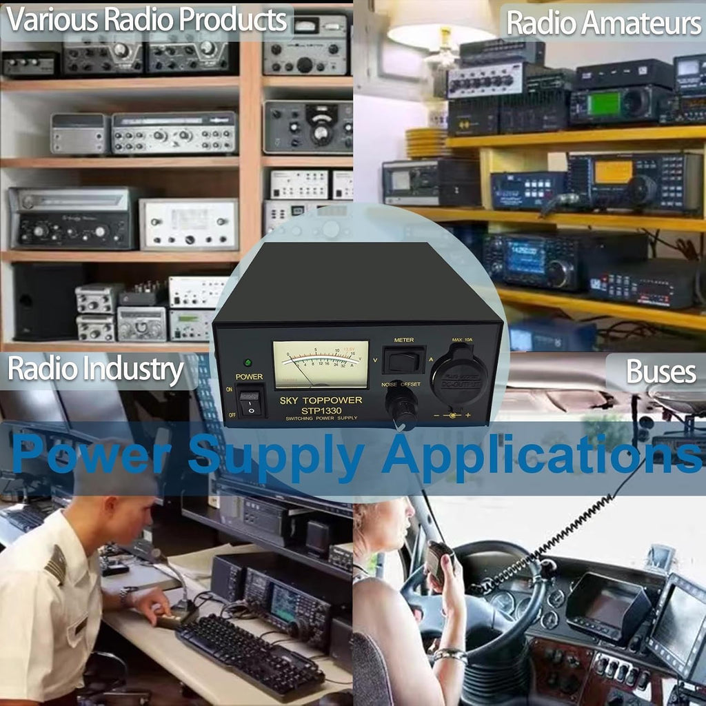 13.8V 30A Power Supply for Ham Radio,Universal Compact PSU