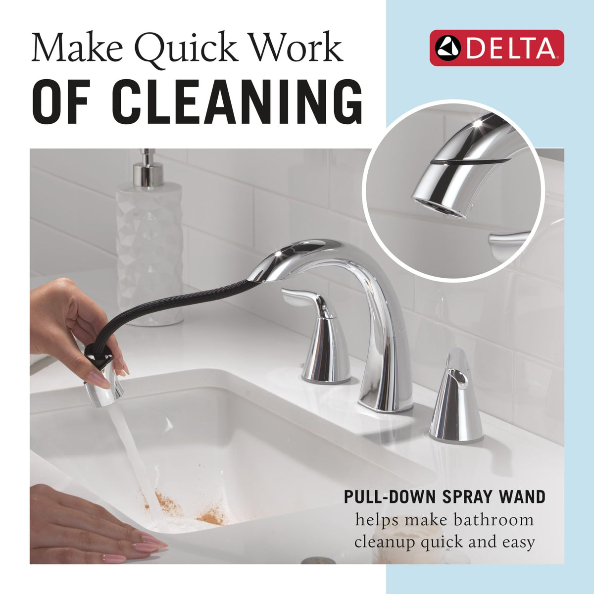 Delta Arvo Brushed Gold Faucet 3 Hole, 8 Inch Widespread Bathroom Sink Faucet for Vanity, Push-Pop Drain Assembly, Champagne Bronze 35840LF-CZ