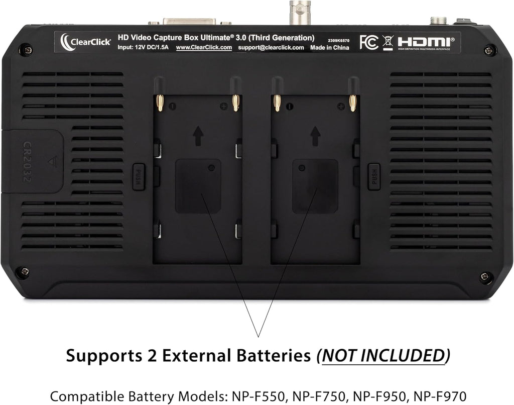 ClearClick HD Video Capture Box Ultimate 3.0 (Third Generation) - Capture or Stream Video from HDMI, DVI, SDI, S-Video, RCA, AV, VHS, VCR, DVD, Camcorders, Hi8