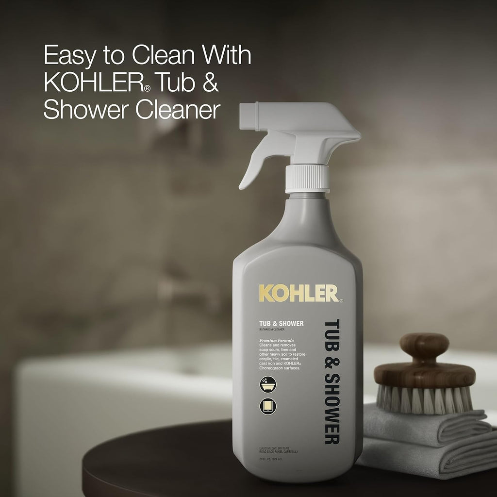 Kohler K-26069 Irvine 60" x 32" Cast Iron Alcove Bath with Integral Apron and Left Drain