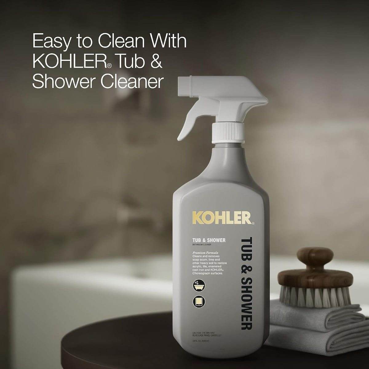 Kohler K-26069 Irvine 60" x 32" Cast Iron Alcove Bath with Integral Apron and Left Drain