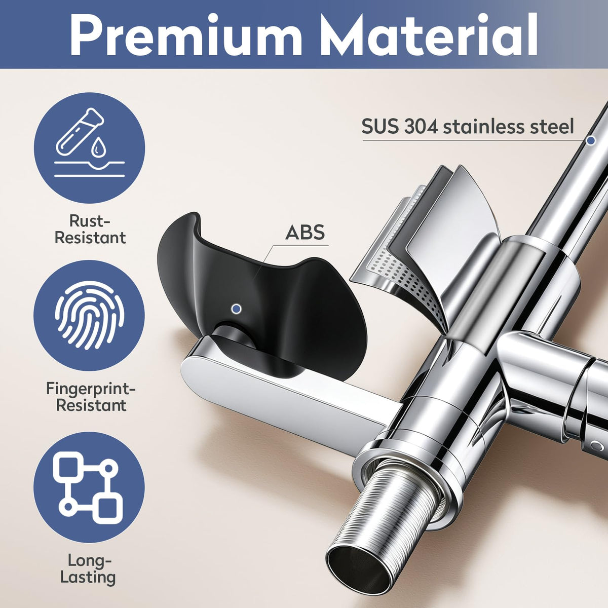 SINGSUO Pull Down Kitchen Faucet with Glass Rinser (Black)