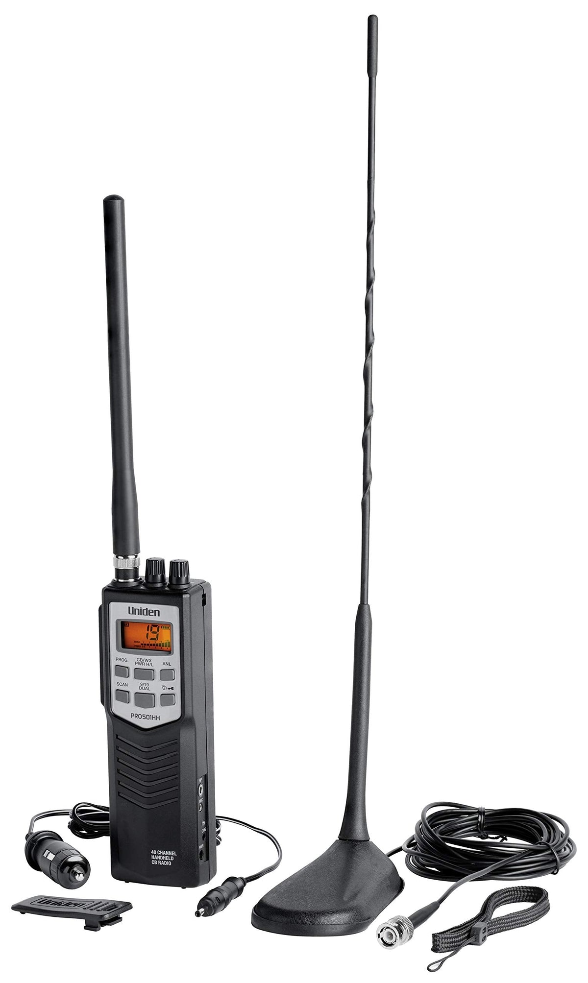 Uniden PRO501HH Pro-Series 40-Channel Portable Handheld CB Radio