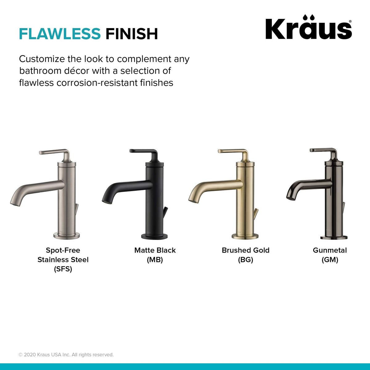 KRAUS Ramus Single Handle Vessel Sink Bathroom Faucet with Pop-Up Drain in Brushed Gold, KVF-1220BG