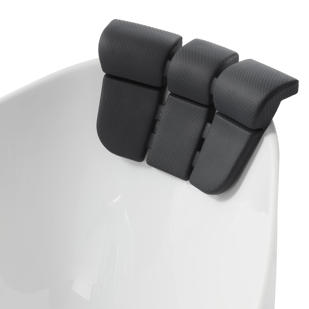 Empava 59" Corner Jetted Bathtub - 2 Person Whirlpool Tub with Heater