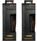 Continental Gatorskin Black Edition - Road Bike Tire | Tough Tire for Daily Riding - PolyX Breaker, Duraskin, 2 Pack