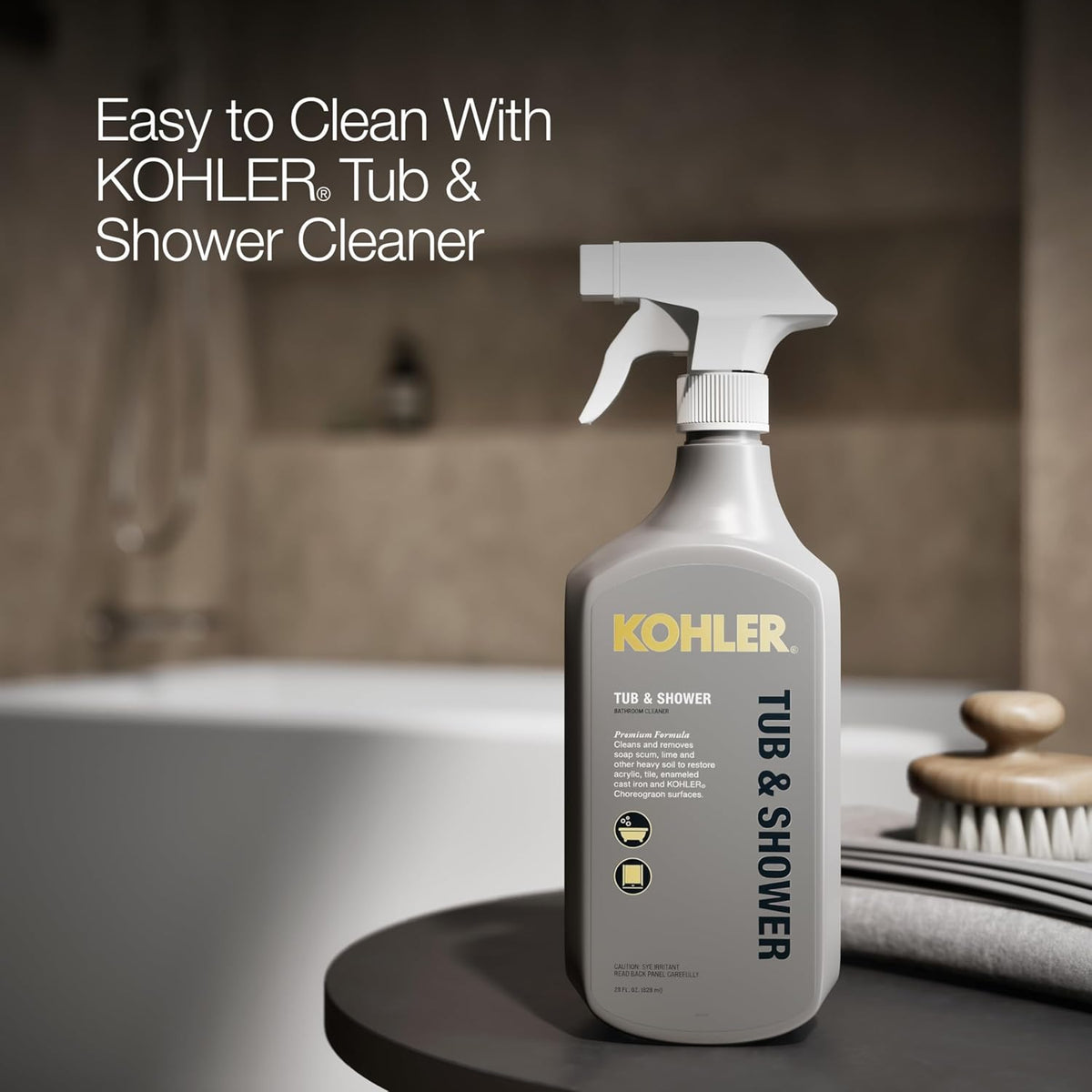 Kohler 20201-LA-0 UnderscoreÂ® 60" x 30" alcove bath with integral apron, integral flange, and left-hand drain, White