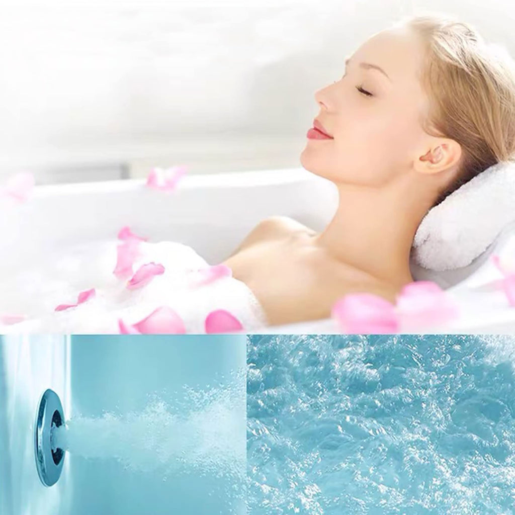 Empava 59" Corner Jetted Bathtub - 2 Person Whirlpool Tub with Heater